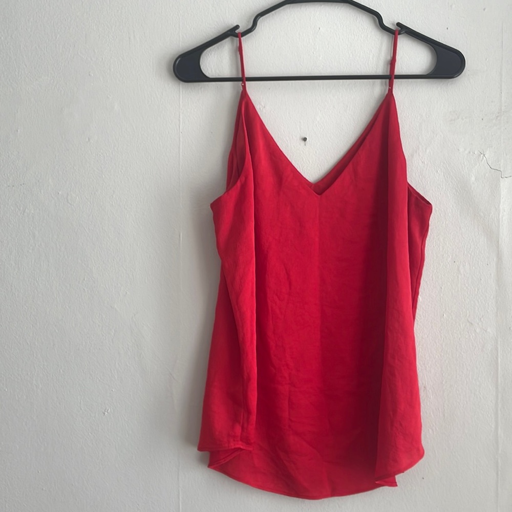 Red tank top
